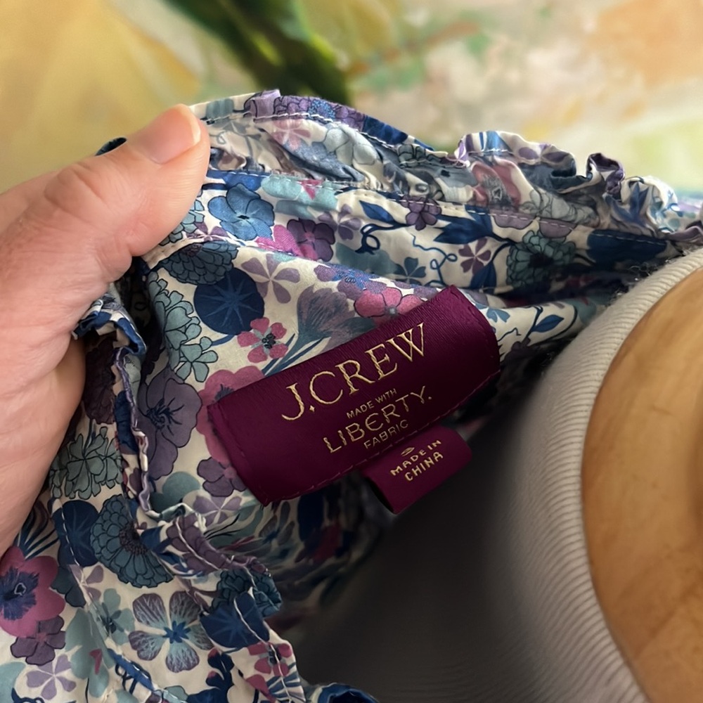 J.Crew Liberty blouse small - Picture 3 of 14